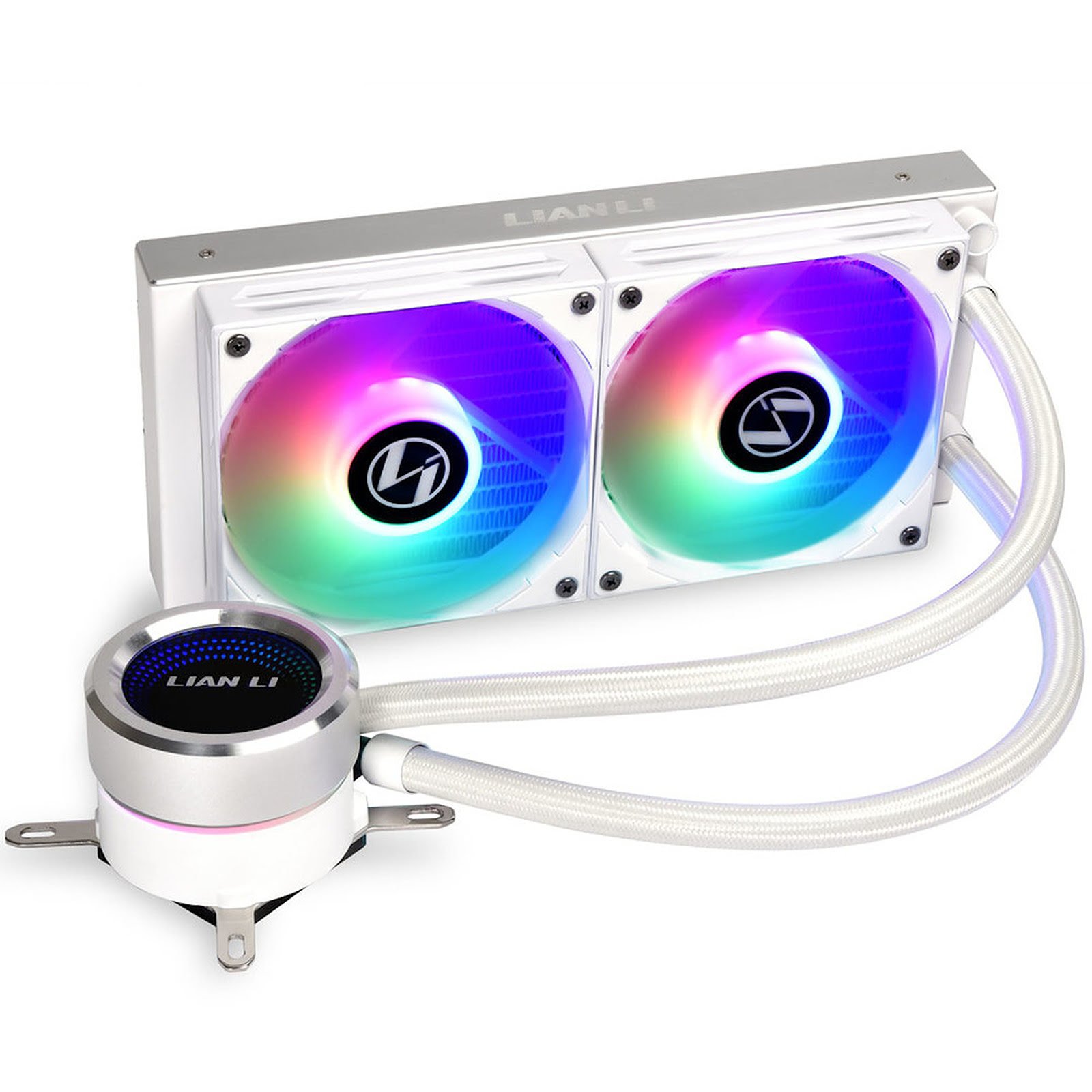 Lian-Li Galahad 240 RGB Blanc - Watercooling Lian-Li - grosbill.com - 0