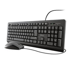 image produit Trust TKM-250 - Clavier/Souris/Noir/Filaire Grosbill