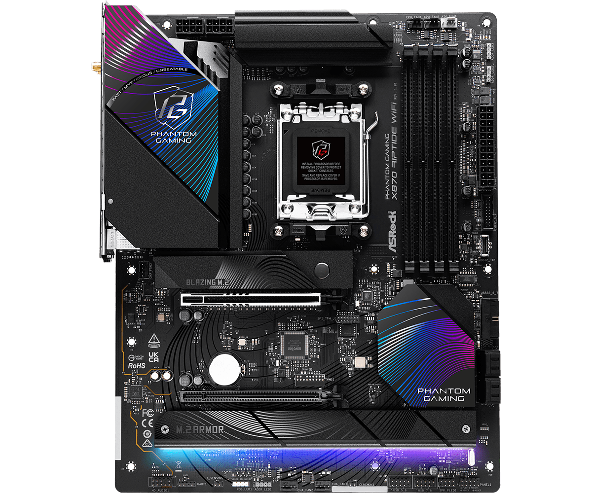 ASRock X870 RIPTIDE WIFI ATX  - Carte mère ASRock - grosbill.com - 1