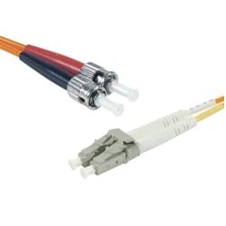 Cordon fibre Optique multimode ST/LC 62,5/125 - 5m - 0