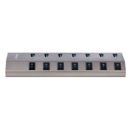 7-PORT SELF-POWERED USB-C HUB - Achat / Vente sur grosbill.com - 2