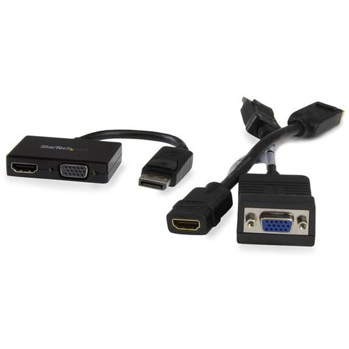 Travel A/V Adapter: DP to VGA/HDMI - Achat / Vente sur grosbill.com - 3