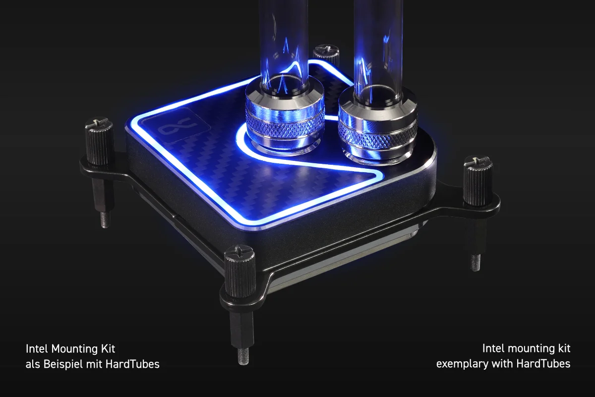 Alphacool Waterblock CPU Core 1 Aurora Carbon - Watercooling - 3