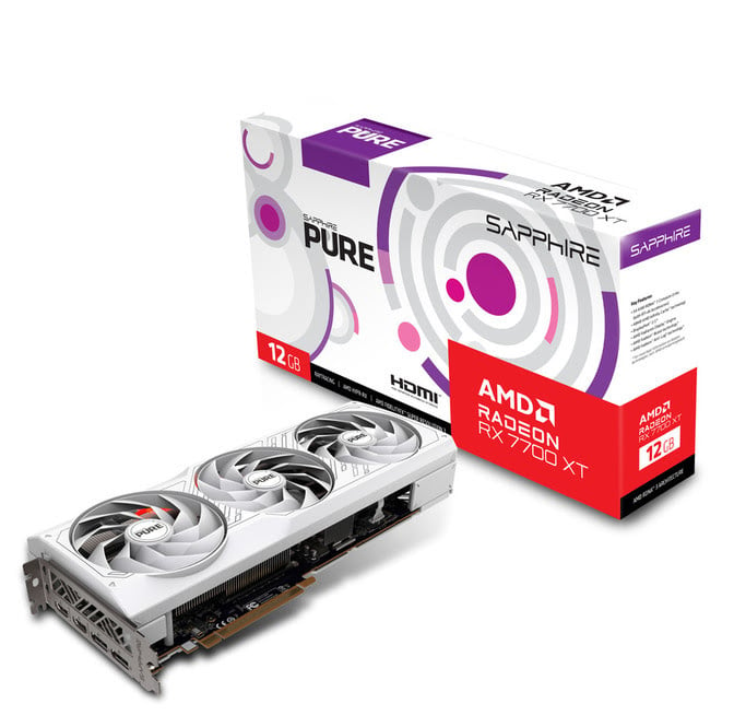 Sapphire Pure Radeon RX 7700 XT GAMING OC 12GB - Carte graphique - 1