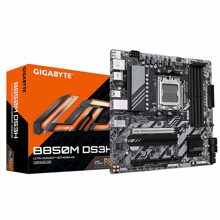 Gigabyte B850M DS3H Micro-ATX  - Carte mère Gigabyte - grosbill.com - 0