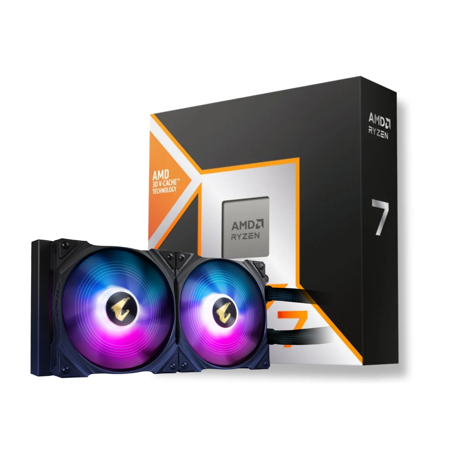 Bundle Ryzen 7 9800X3D + WC WaterForce X 280 - grosbill.com - 0