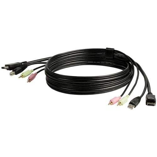 4-in-1 USB DisplayPort KVM Switch Cable - Achat / Vente sur grosbill.com - 7