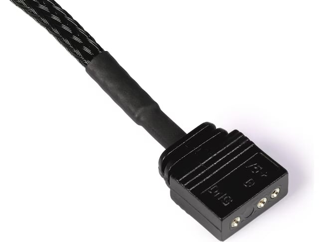 Splitter aRGB 3pin 5V vers 2x 3pin 5V - 15cm Noir - Connectique PC - 0