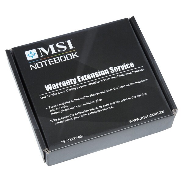 MSI Notebooks - 2 ans supplémentaires (Y06-1290002-MSI) - Achat / Vente Extension de garantie sur grosbill.com - 0