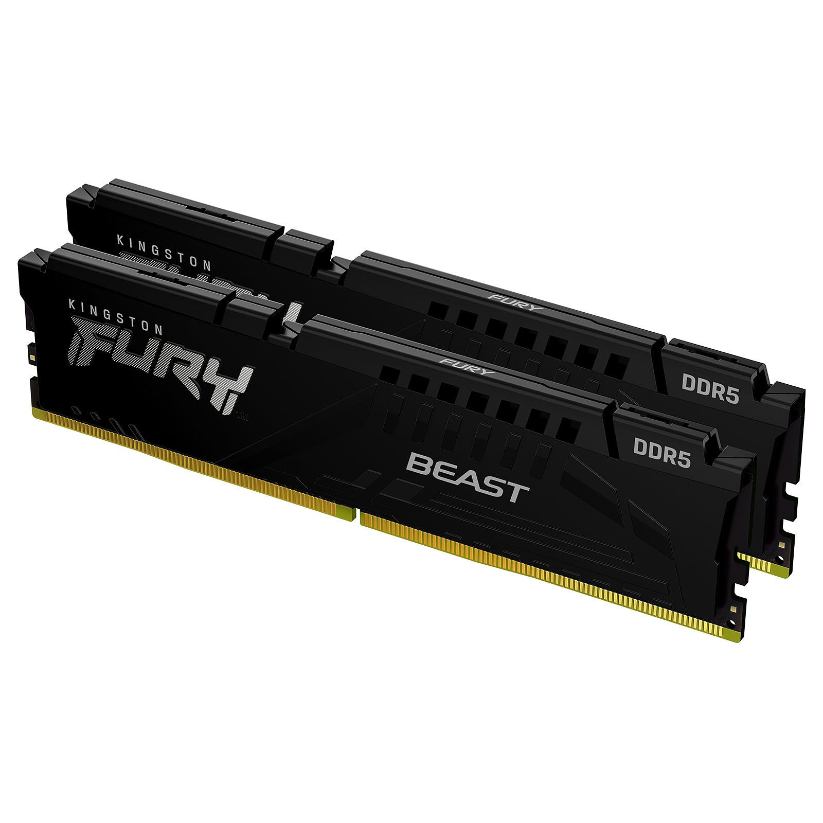 Kingston Fury Beast 32Go (2x16Go) DDR5 4800MHz - Mémoire PC Kingston sur grosbill.com - 0