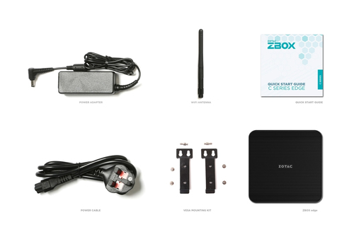 ZOTAC ZBOX edge Fanless N100/SoDDR5/M.2/WIFI/BT BLK# - Barebone et Mini-PC - 4