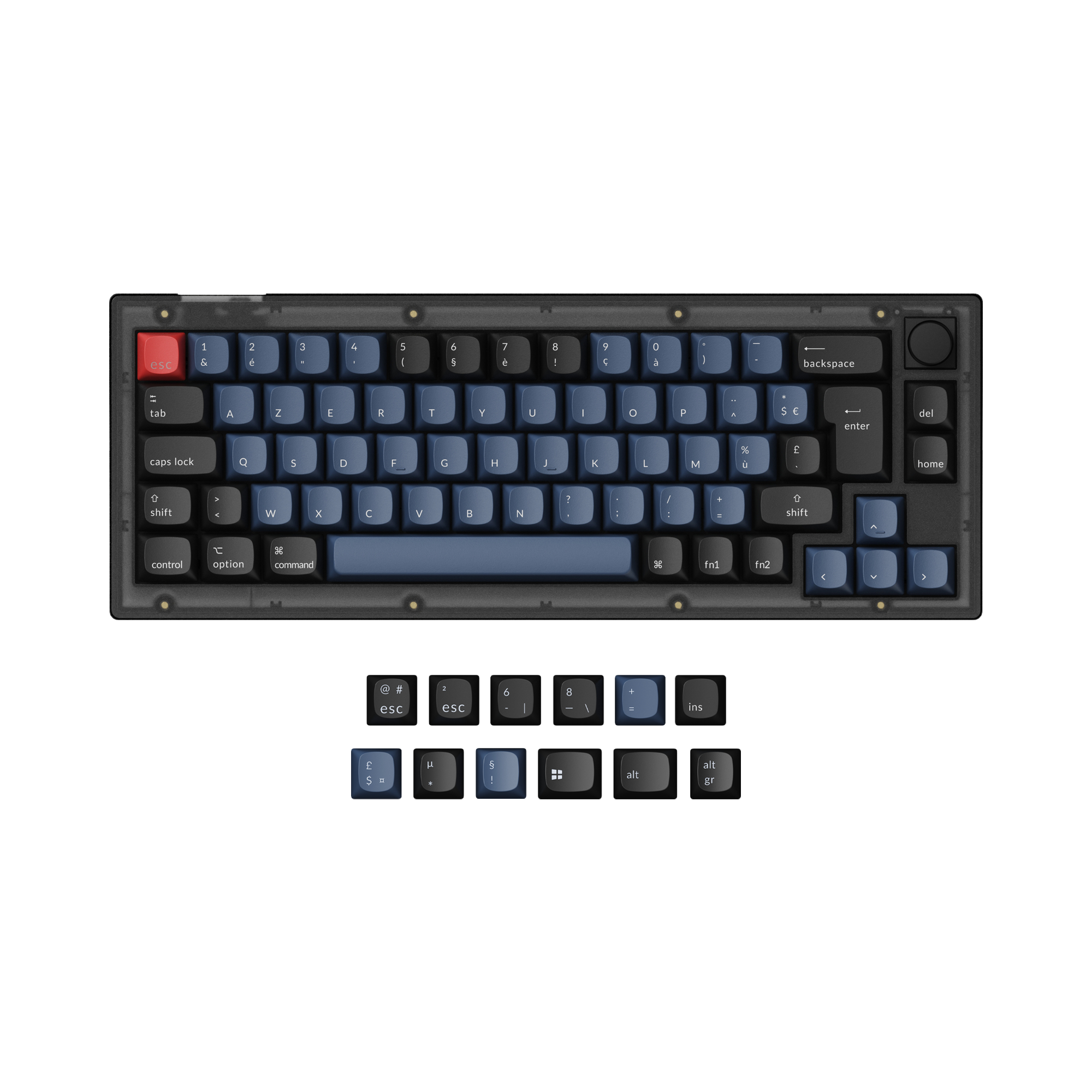 Keychron V2 GMK Knob RGB - Clavier PC Keychron - grosbill.com - 1