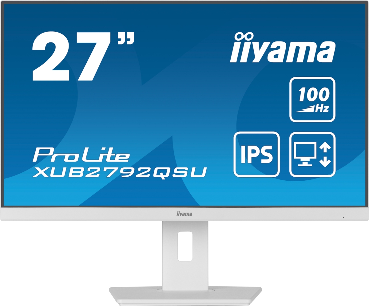 Iiyama 27"  XUB2792QSU-W6 - Ecran PC Iiyama - grosbill.com - 0