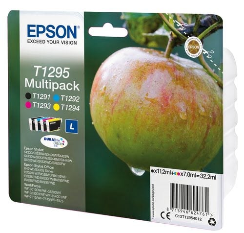 Epson - Noir, Cyan, Magenta, Jaune - C13T12954022 - Achat / Vente Consommable imprimante sur grosbill.com - 1