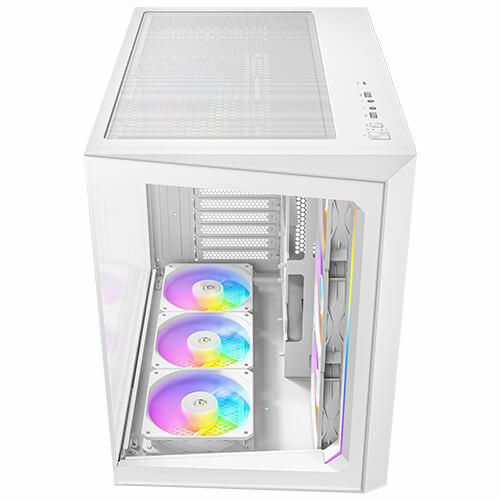 Antec C5 ARGB WHITE Blanc - Boîtier PC Antec - grosbill.com - 5