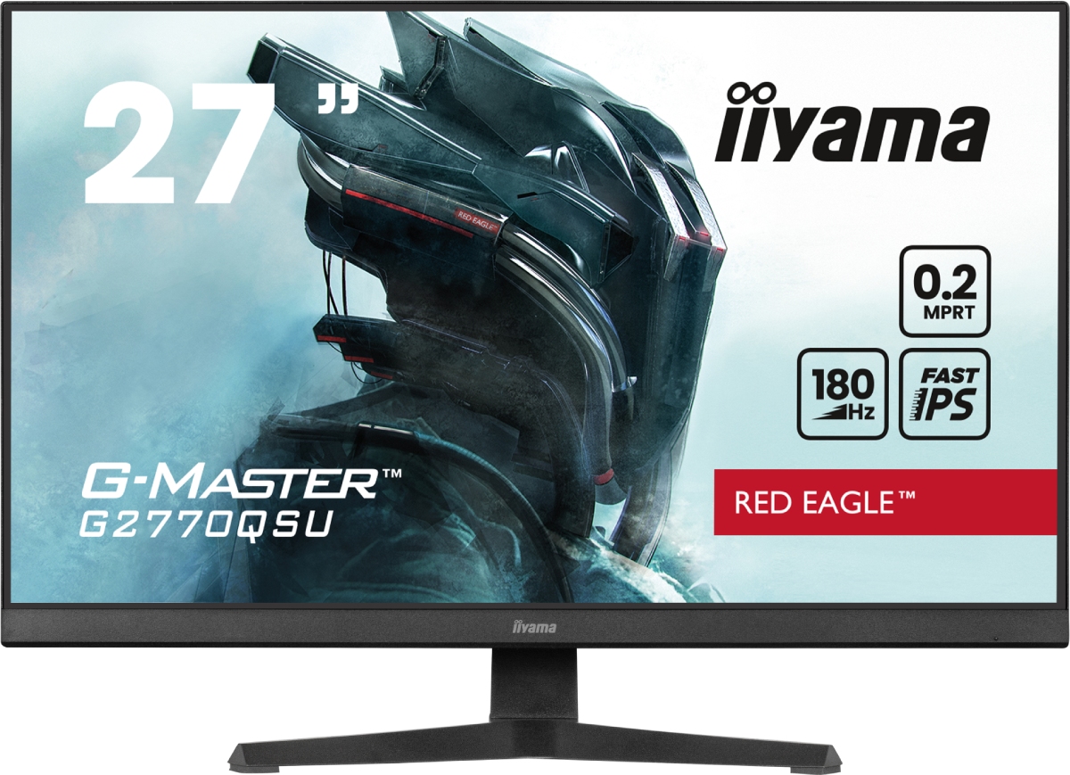 Iiyama 27"  G2770QSU-B6 - Ecran PC Iiyama - grosbill.com - 0