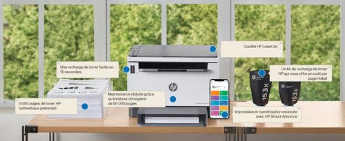 LASERJET TANK MFP 1604W PRINTER - Achat / Vente sur grosbill.com - 17