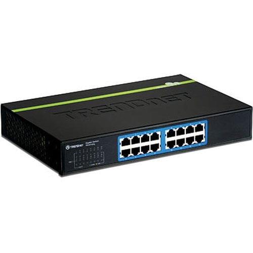 SWITCH COMPACT 16 PORTS GIGABIT - Achat / Vente sur grosbill.com - 1