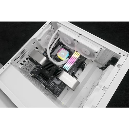 Corsair iCUE H150i ELITE RGB Liquid CPU Cooler - Blanc - Watercooling - 5