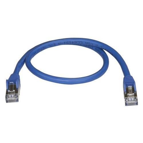 0.5m Blue Cat6a Ethernet Cable - STP - Achat / Vente sur grosbill.com - 1