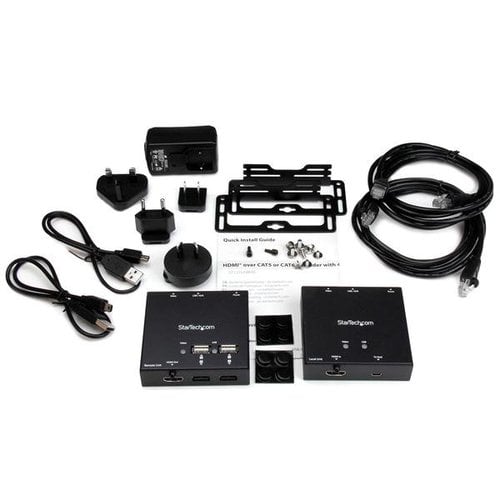 HDMI over CAT6 Extender with USB - 50.2m - Achat / Vente sur grosbill.com - 4