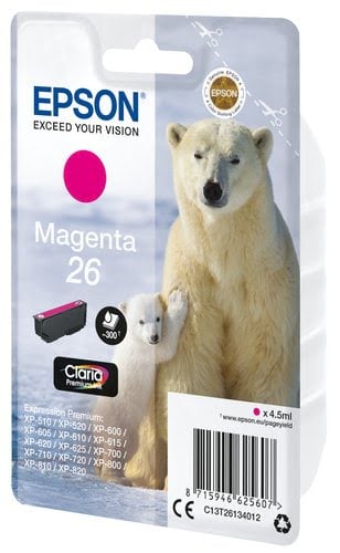 Epson - Magenta - C13T26134012 - Achat / Vente Consommable imprimante sur grosbill.com - 1