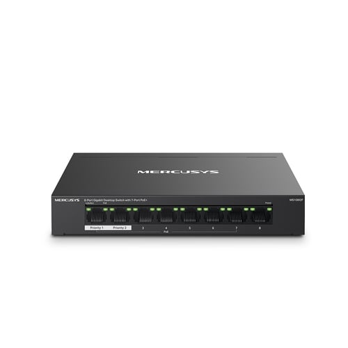 Switch Mercusys 8-Port Gigabit MS108GP - grosbill.com - 1