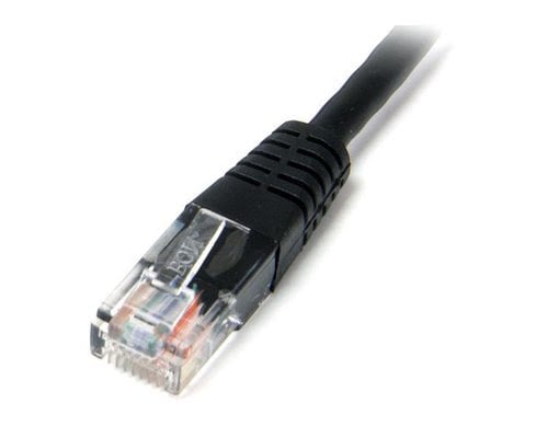 15m Cat5e Black Molded Cat5e Patch Cable - Achat / Vente sur grosbill.com - 1