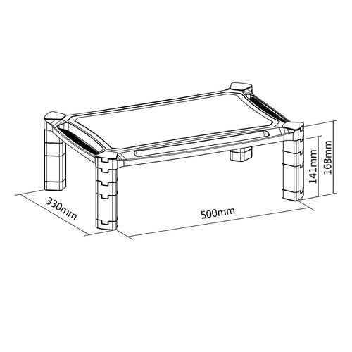 NewStar Monitor Raiser height adjustmen - Achat / Vente sur grosbill.com - 7