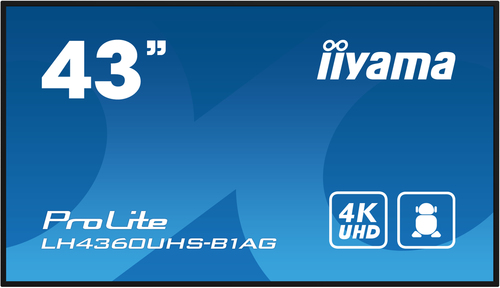 Iiyama LH4360UHS-B1AG (LH4360UHS-B1AG) - Achat / Vente Affichage dynamique sur grosbill.com - 6