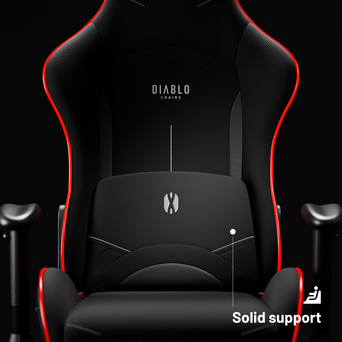 Diablo Chairs  X-Starter LED Noir - Siège PC Gamer - grosbill.com - 4