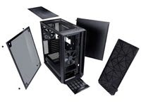 Fractal Design Meshify C Tempered Glass Dark Midi-Tower - schwarz - Achat / Vente sur grosbill.com - 20