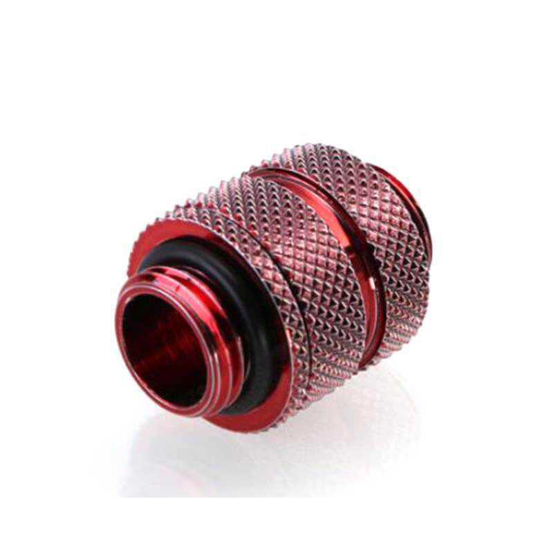 CONSTRUCTEUR Fitting Femelle/Femelle télescopique droit rouge - Watercooling - 0