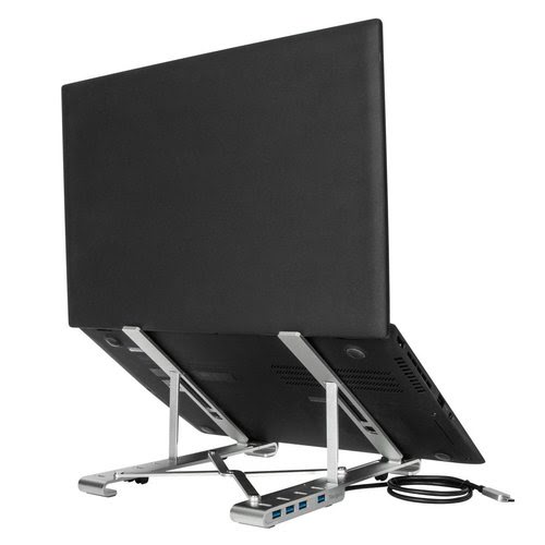 Targus Portable Stand+USB-A Hub Silver - Achat / Vente sur grosbill.com - 10