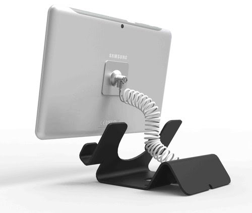 Universal Security Tablet Holder Black - Achat / Vente sur grosbill.com - 1