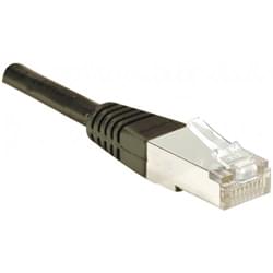 Connectique réseau   Câble Cat6 1m FTP Noir Grosbill