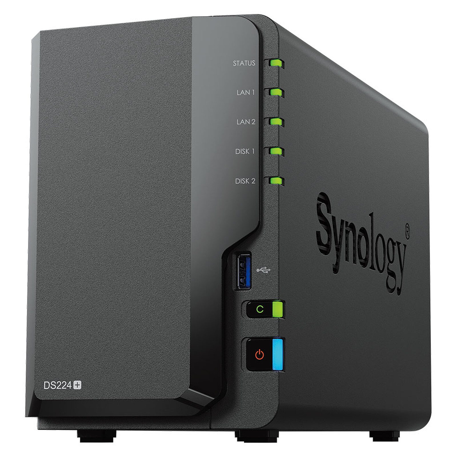 Synology Bundle DS224+ avec Onduleur Back UPS BX750MI-FR  - Serveur NAS - 8