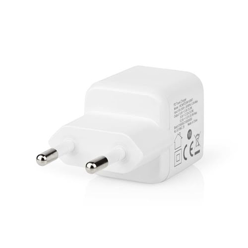 Chargeur mural USB-C/20W/Charge Rapide  - Connectique PC - 4