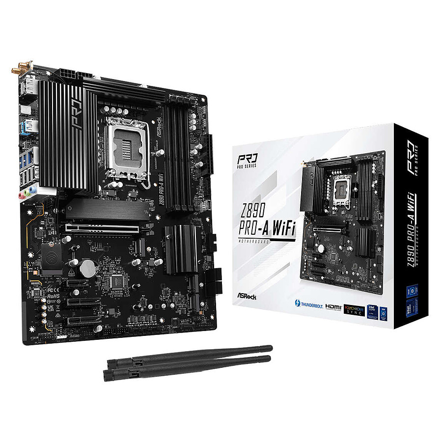 ASRock Z890 PRO-A WIFI ATX  - Carte mère ASRock - grosbill.com - 0