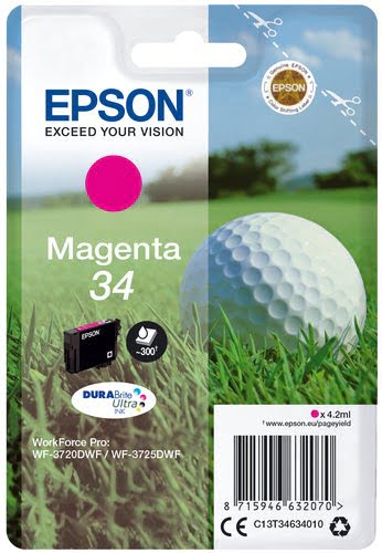 Epson - Magenta - C13T34634010 - Achat / Vente Consommable imprimante sur grosbill.com - 0