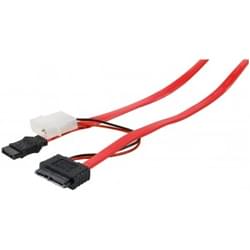 Adaptateur sata+alim pour lecteur DVD Slim SATA - Connectique PC - 0