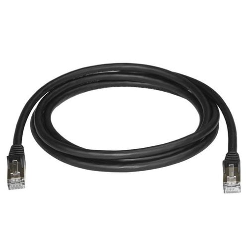 2m Black Cat6a Ethernet Cable - STP - Achat / Vente sur grosbill.com - 1