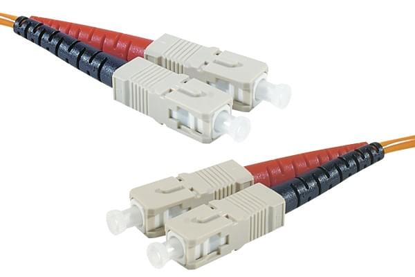 Cordon fibre optique OM2 SC/SC 50/125 - 2.00 m - 0