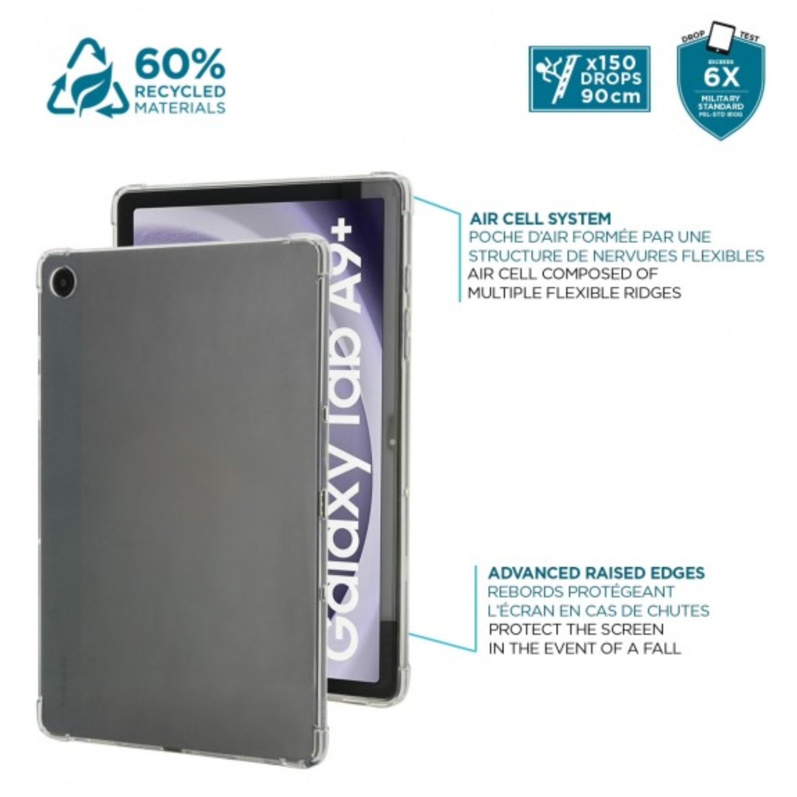 TabStore Cadre Insert Galaxy Tab A9+ 11.0 - Accessoire tablette - 2