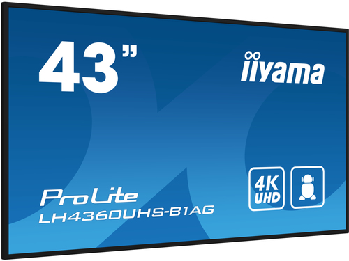 Iiyama LH4360UHS-B1AG (LH4360UHS-B1AG) - Achat / Vente Affichage dynamique sur grosbill.com - 2