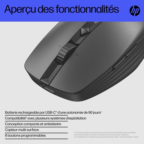 HP 715 RECHARGEABLE SILENT - Achat / Vente sur grosbill.com - 12