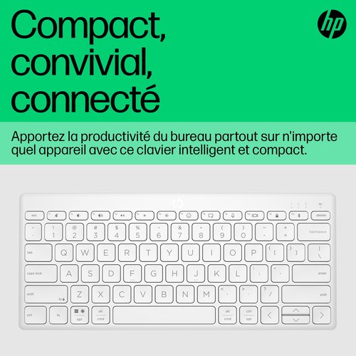 HP 350 WHT Compact Multi-Device KBD - Achat / Vente sur grosbill.com - 15