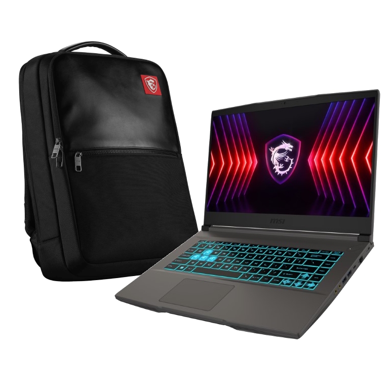 PC portable MSI Thin 15 B12VE-1230FR - 15.6" FHD 144Hz i5-12450H 4050 16Go 512G W11 + Sac à dos Stealth Agent Grosbill