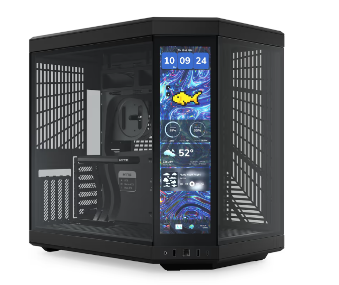 Boîtier PC Hyte Y70 Touch Infinite Noir - MT/Sans Alim/ATX Grosbill