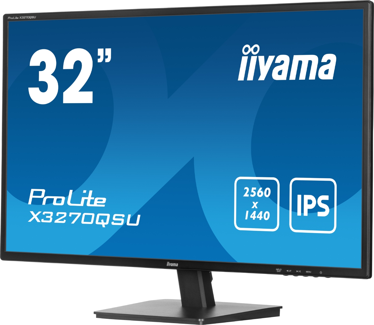 Iiyama 32"  X3270QSU-B1 - Ecran PC Iiyama - grosbill.com - 2